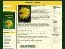 Tablet Screenshot of heilen-mit-propolis.de